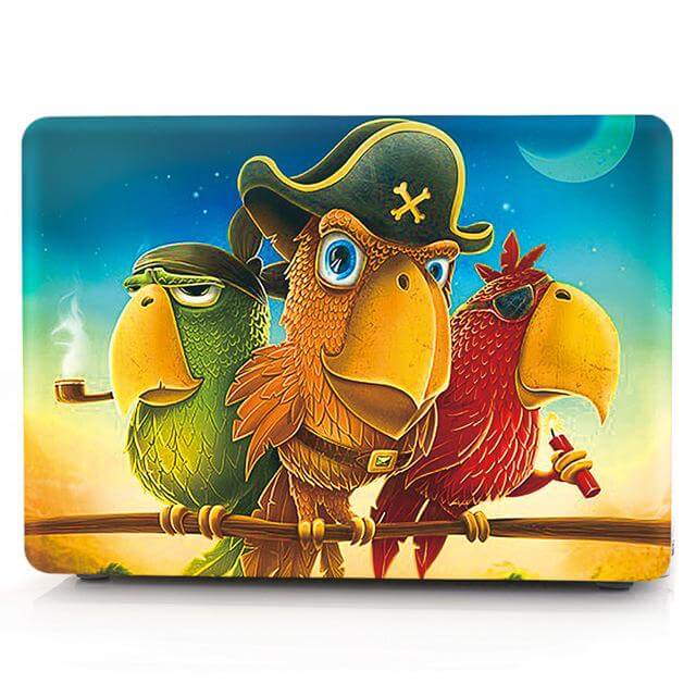 3D Cartoon Laptop Shell Schutz Hartschale Hülle für Macbook