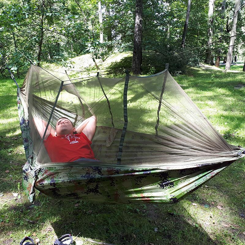 Camper - Moskito-Netz Fallschirm-Hängematte