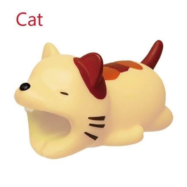 Cartoon Tiere USB Kabelschutz