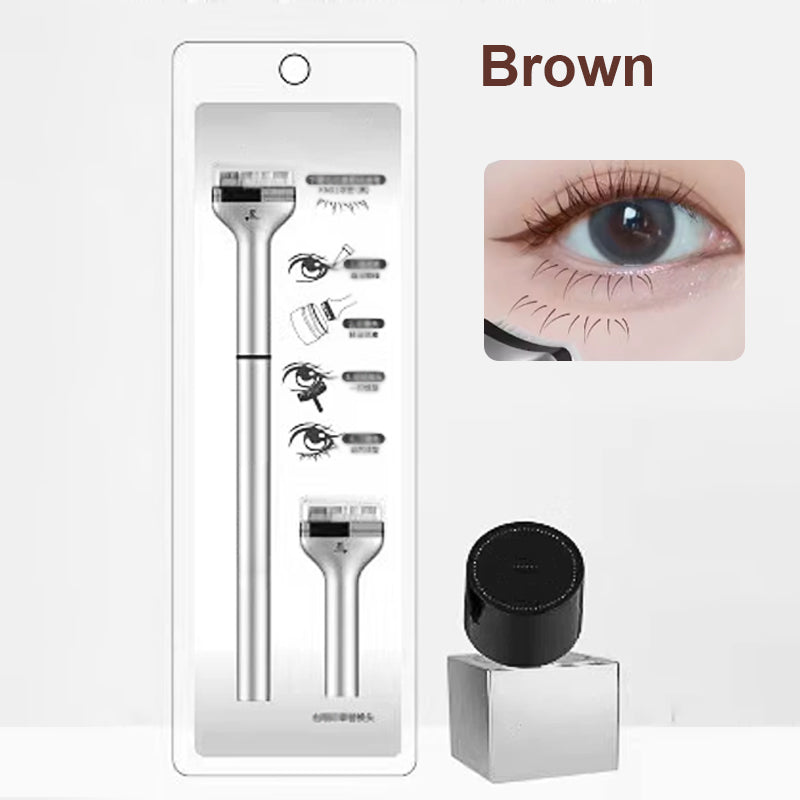 2-in-1 Wasserfester Eyeliner & Untere Wimpernstempel Artefakt Set