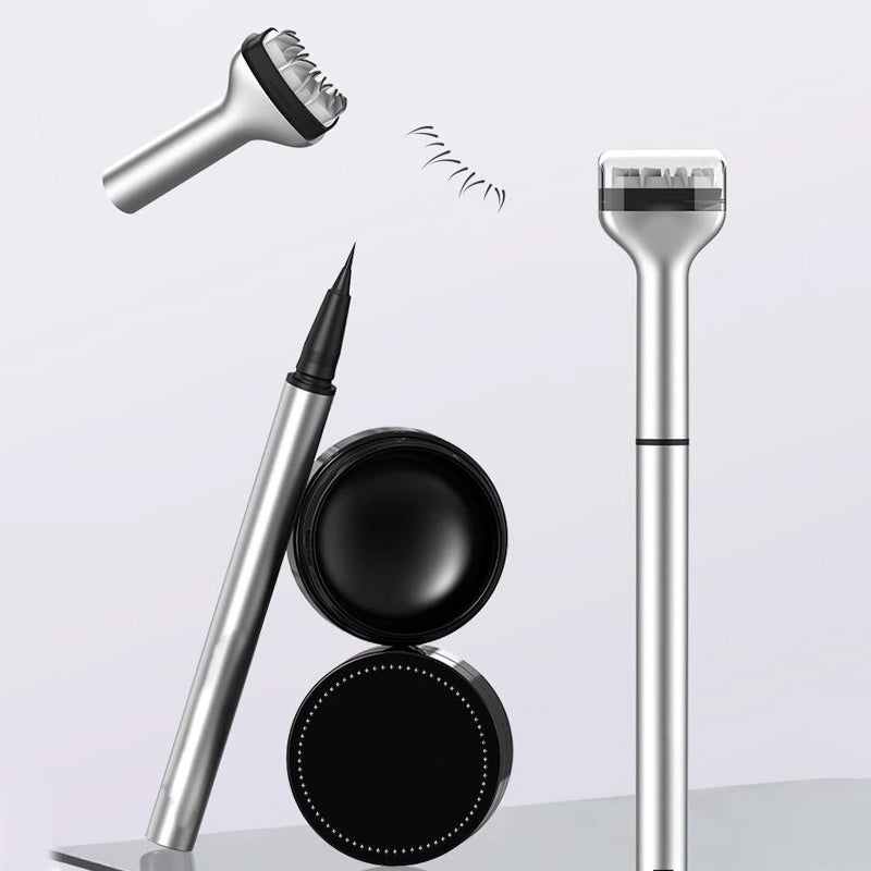 2-in-1 Wasserfester Eyeliner & Untere Wimpernstempel Artefakt Set