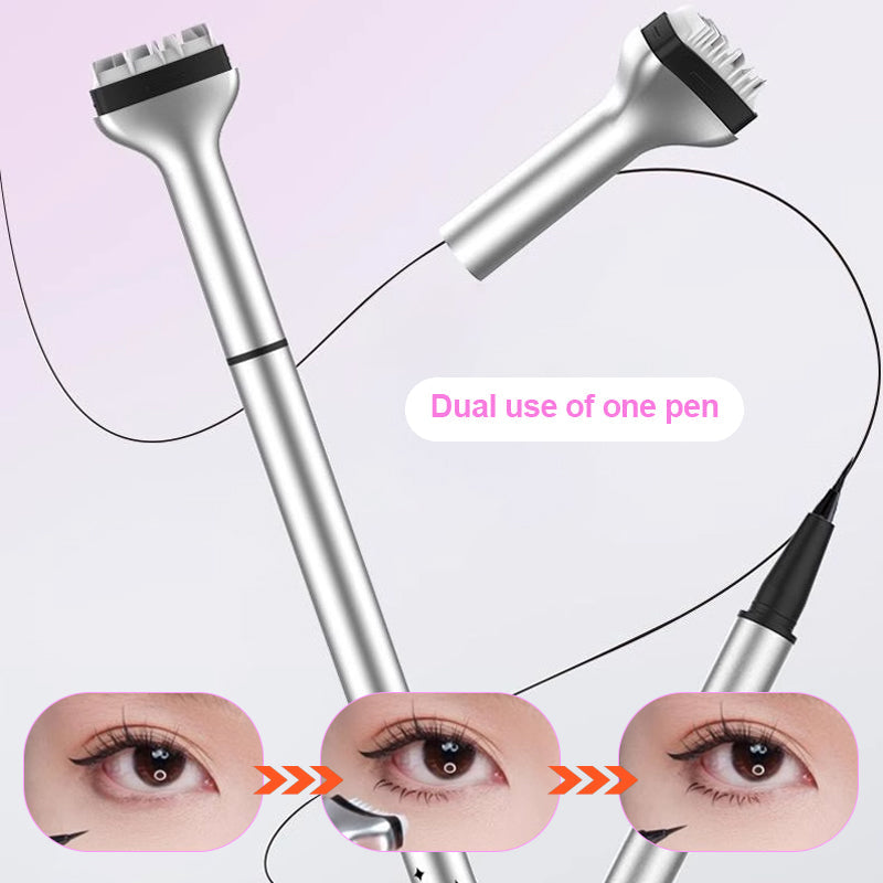 2-in-1 Wasserfester Eyeliner & Untere Wimpernstempel Artefakt Set