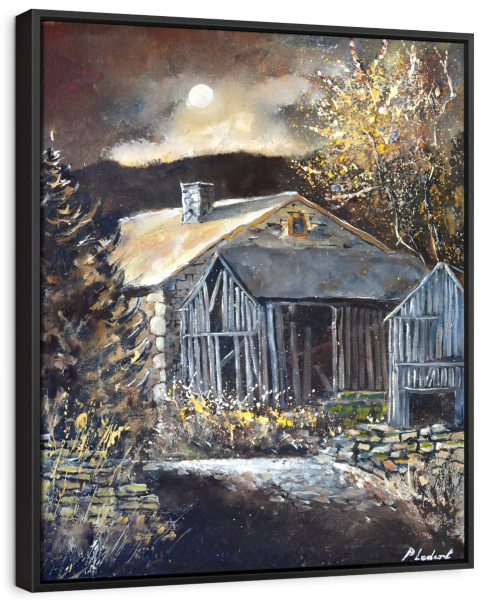 Sandsberg | Moonshine An Alten Scheunen I Wandkunst