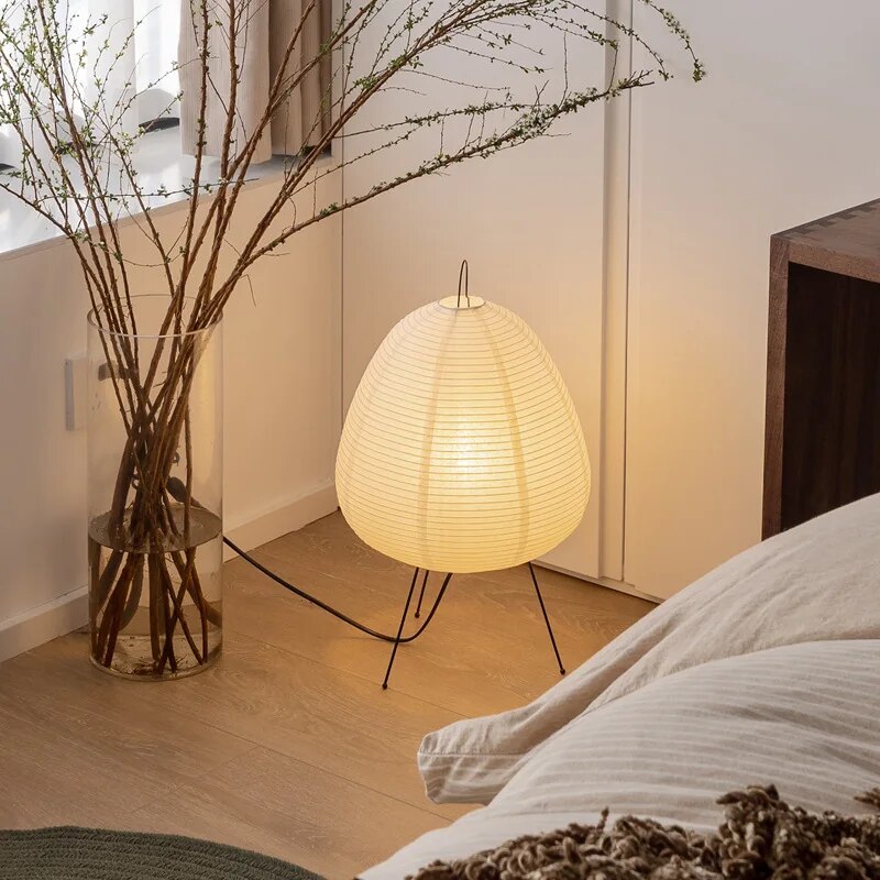 Japanische Lampe aus Reispapier