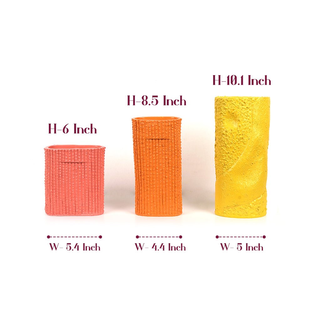 Resin Riot Of Colour Vase