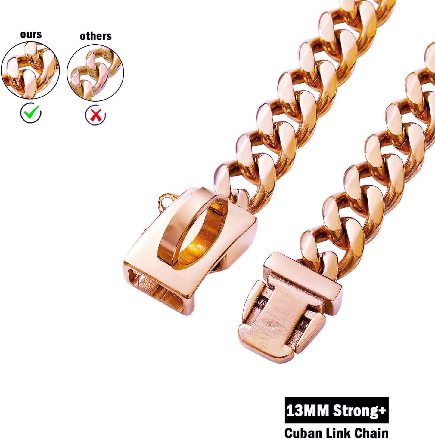 Edelstahl Kettenhundehalsband