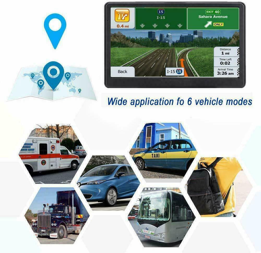 7 Zoll Auto & LKW GPS Navigationssystem 256MB+8GB Navigator
