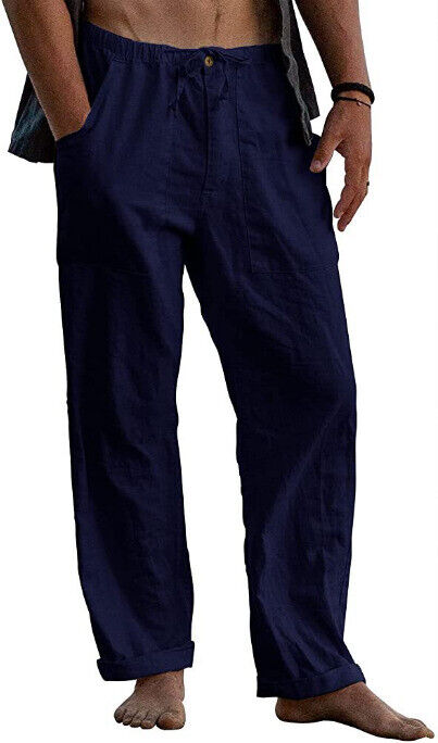 Lässige Leinenhose