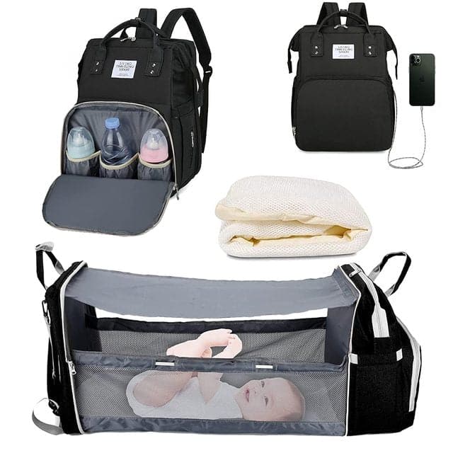 Kidzy™️ 3 in 1 Wickelrucksack - Komfort trifft Funktion für Eltern!