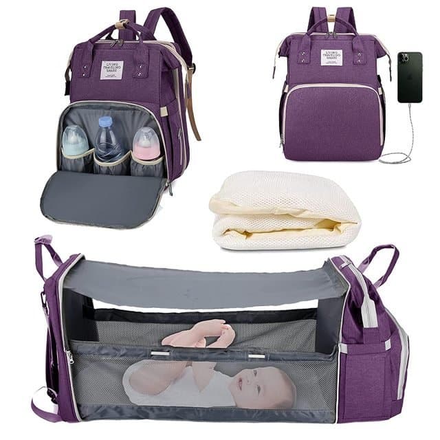 Kidzy™️ 3 in 1 Wickelrucksack - Komfort trifft Funktion für Eltern!