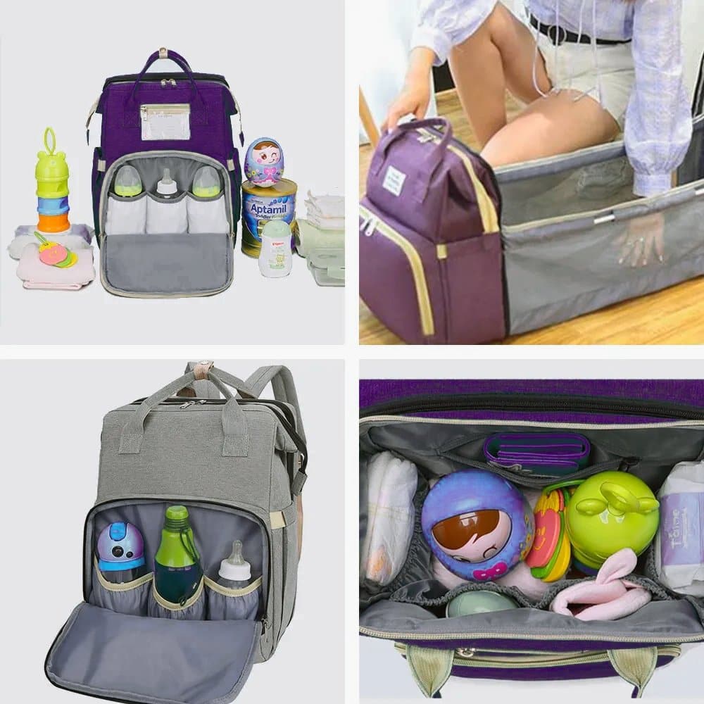 Kidzy™️ 3 in 1 Wickelrucksack - Komfort trifft Funktion für Eltern!