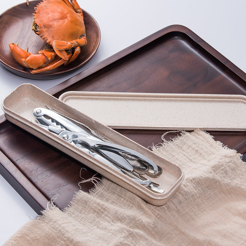 Meeresfrüchte-Werkzeugsets Krabbenknacker Picklöffel Set Hummerclip-Pick-Set
