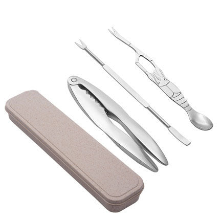 Meeresfrüchte-Werkzeugsets Krabbenknacker Picklöffel Set Hummerclip-Pick-Set