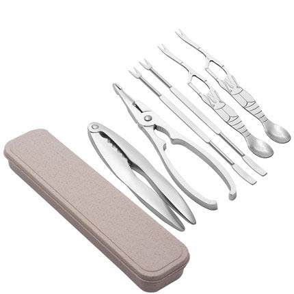 Meeresfrüchte-Werkzeugsets Krabbenknacker Picklöffel Set Hummerclip-Pick-Set