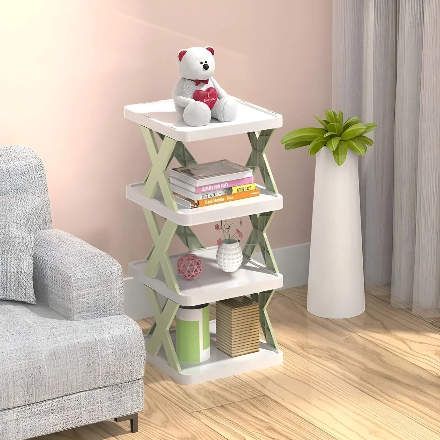 Sandsberg | Multifunktionales und Faltbares Schuhregal für Platzsparende Aufbewahrung