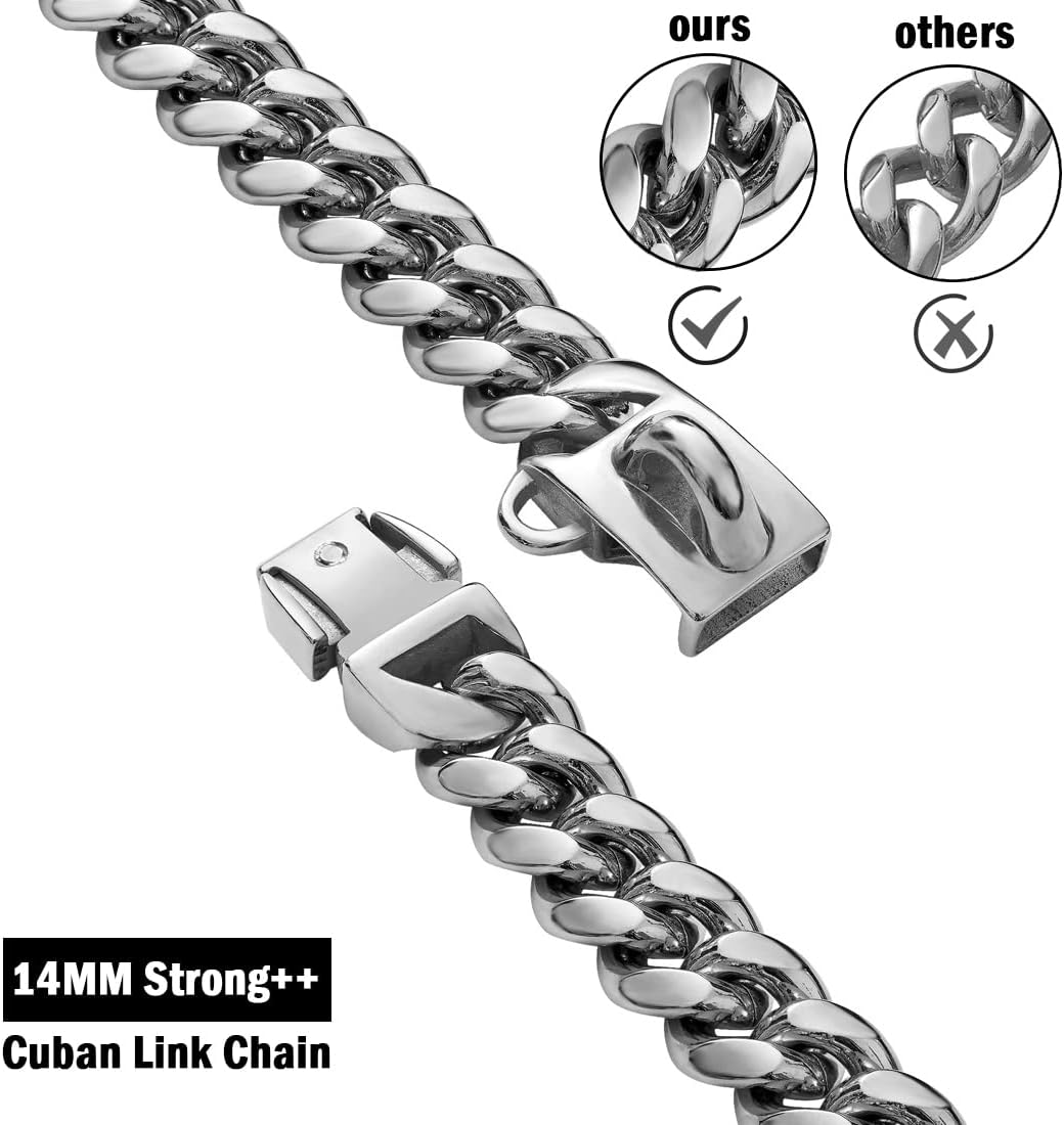 Edelstahl Kettenhundehalsband