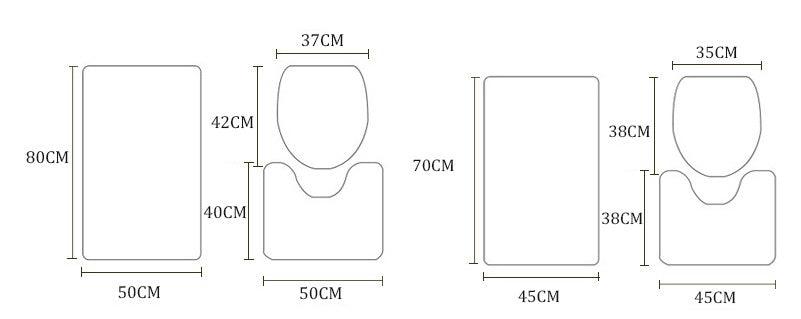 nordische abstrakte geometrische Duschvorhang wasserdicht Polyester Badezimmer