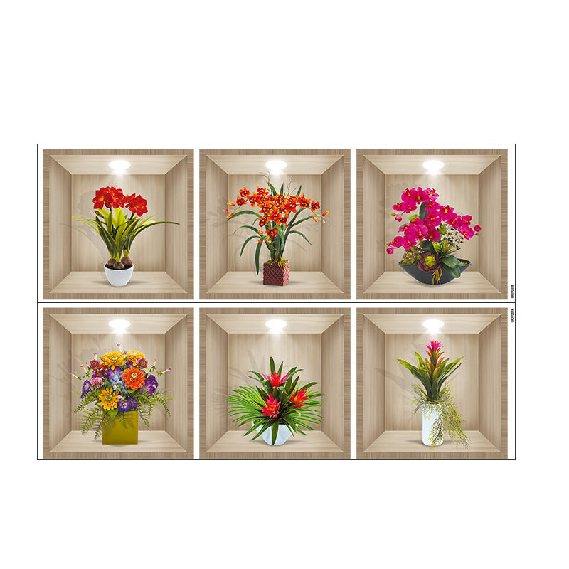 Flora️ | Entdecken Sie die Schönheit der 3D-Vinyl-Bonsai-Wandaufkleber