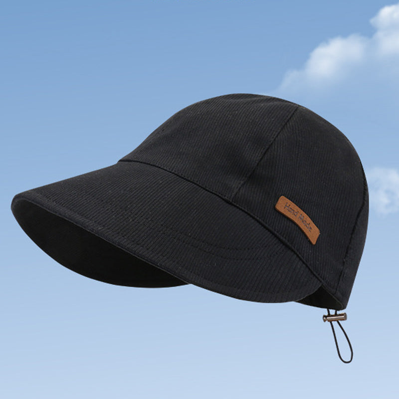 UV-beschermende hoed zonder make-up