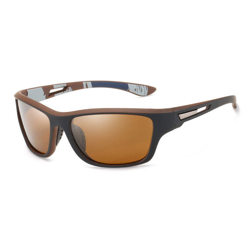 Outdoor-Sport-Sonnenbrille mit blendfreier polarisiertem Glas