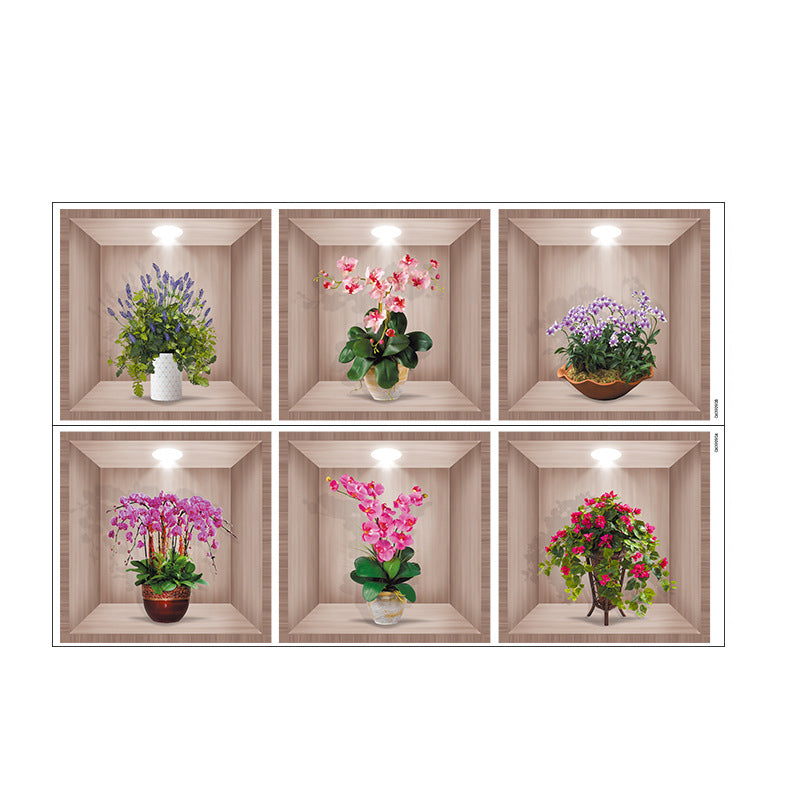 Flora️ | Entdecken Sie die Schönheit der 3D-Vinyl-Bonsai-Wandaufkleber