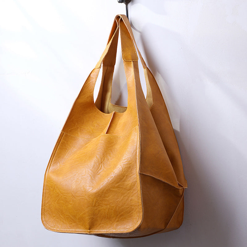Übergroße Weekender-Handtaschen Aus Leder