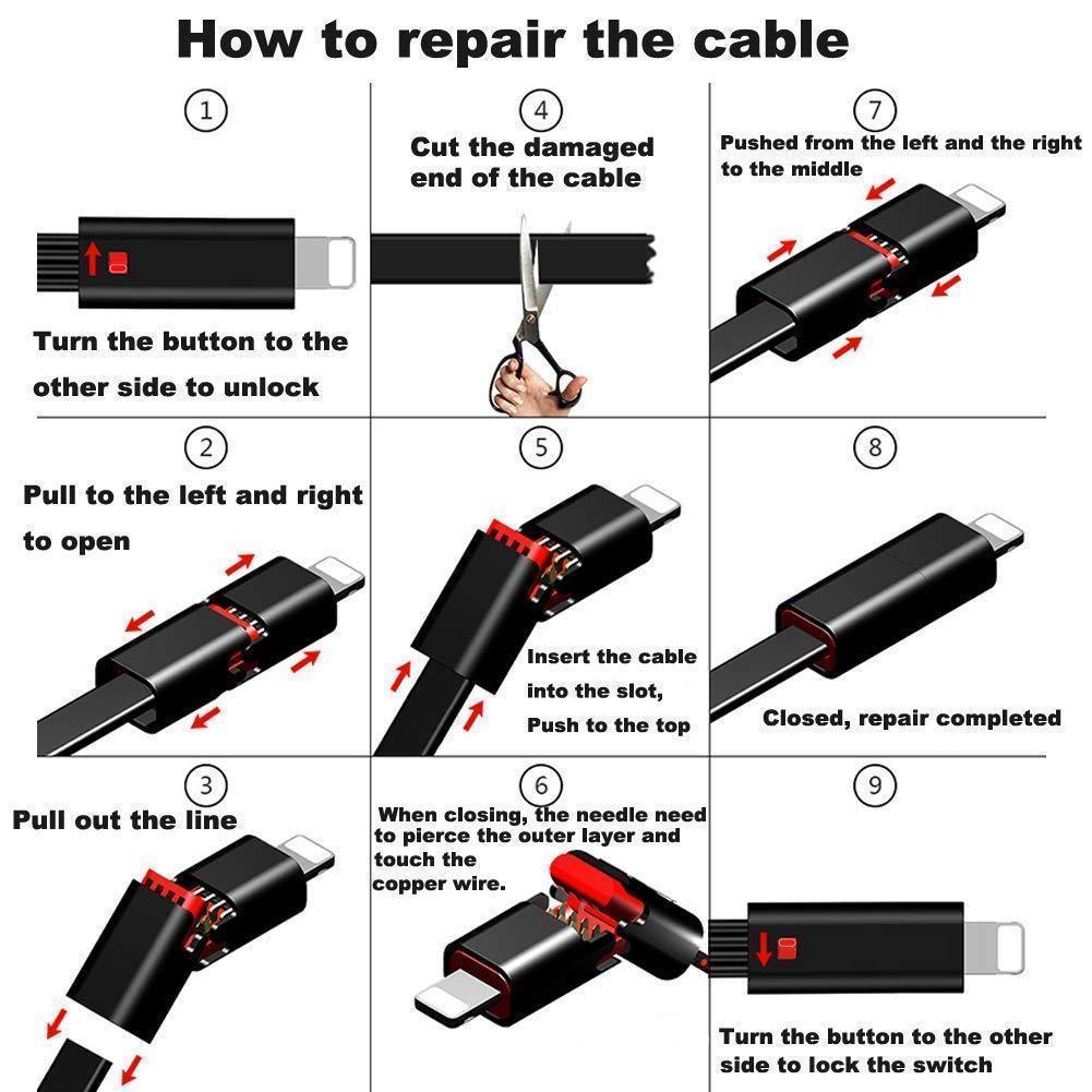 Schnell Reparatur Recycling Telefon Ladekabel