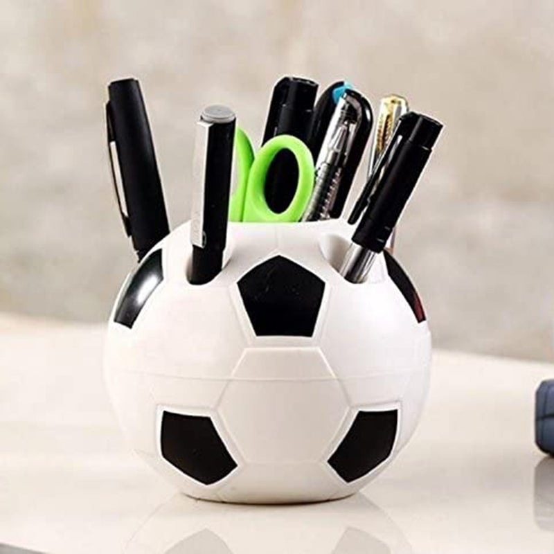 Becher & Zahnbürstenhalter Fußballform Bleistifthalter Fußball Für Make-up Pinsel Stifte Lineale Zuhause Aufbewahrung Rack