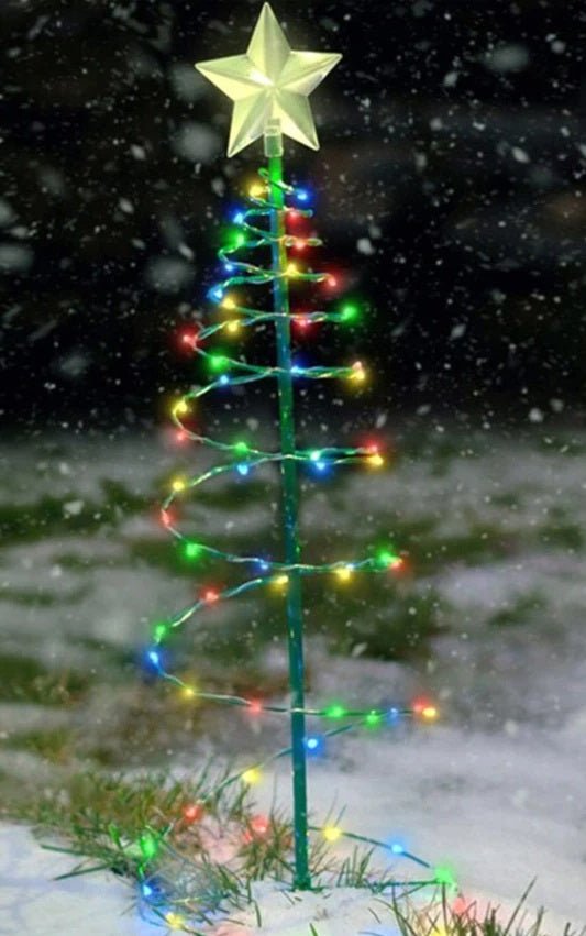 Sandsberg | Solarbetriebene LED-Christbaumlichter – Wasserdichte Außenfeenlichterkette für magische Feiertagsgärten & Neujahrsdekoration