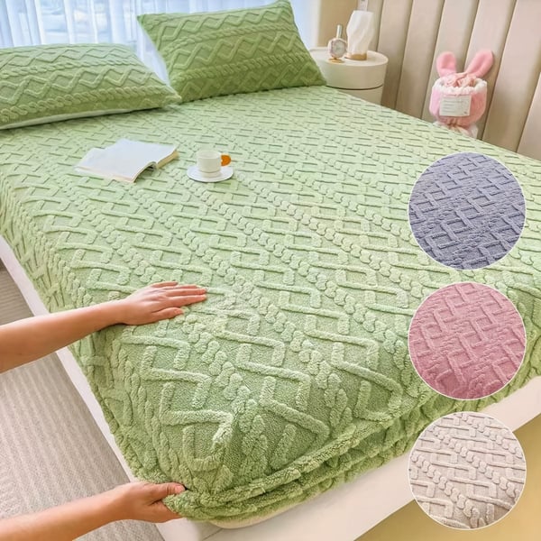 Ideales Geschenk - Bettlaken aus Flanell und Samt