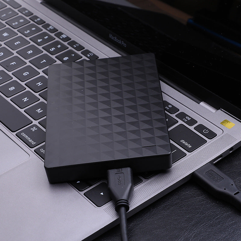 Ultraflache tragbare externe USB 3.0-Festplatte