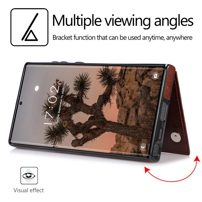 Multifunktionale Handyhülle mit Kartenhalter-Design für Samsung