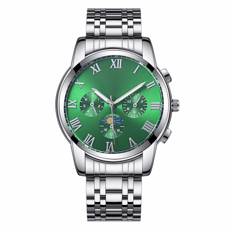 Im Dunkeln leuchtende Uhr für Herren