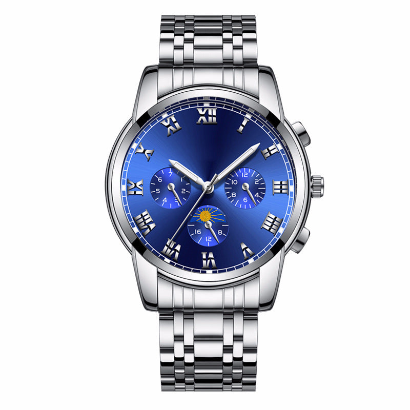 Im Dunkeln leuchtende Uhr für Herren