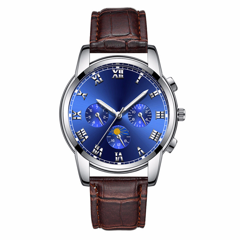 Im Dunkeln leuchtende Uhr für Herren
