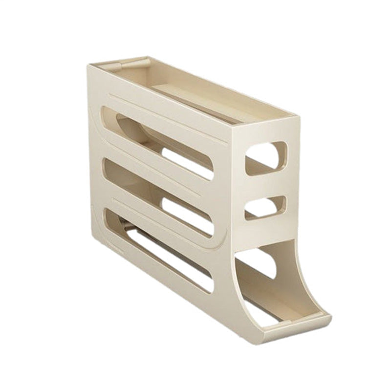 🏠️Küchenhelfer🌟Multifunktionale 4-lagige geneigte Design-Ei-Aufbewahrungsbox