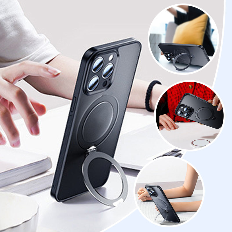 Stoßfeste Telefonhülle mit Magnetringständer für iPhone