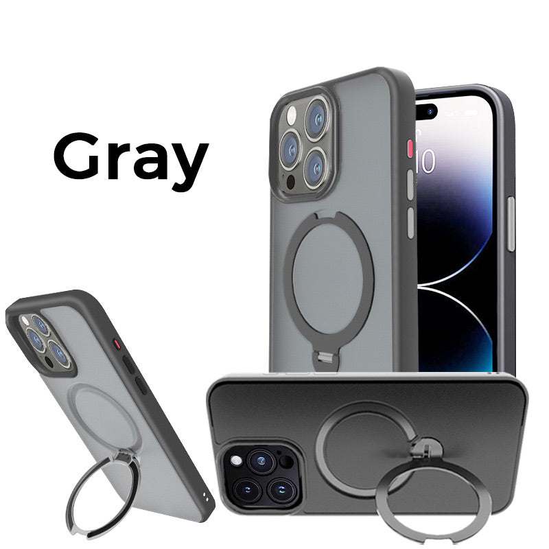 Stoßfeste Telefonhülle mit Magnetringständer für iPhone