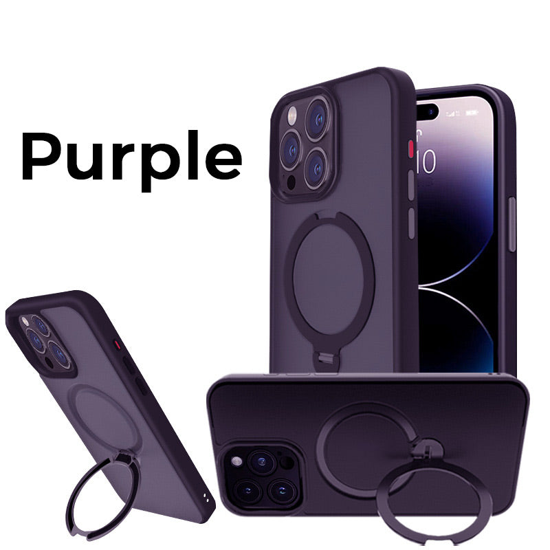 Stoßfeste Telefonhülle mit Magnetringständer für iPhone