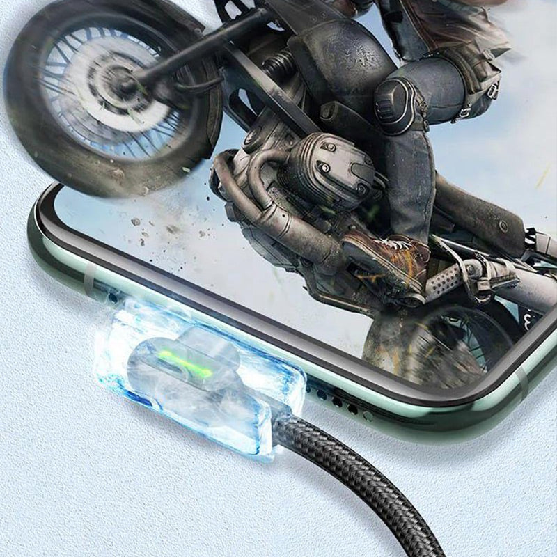 Elbow geflochtene Blitz-Ladekabel für Telefon