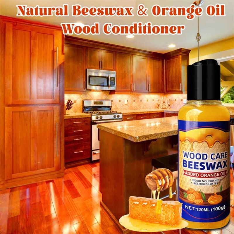 Natürliches Bienenwachs und Orangenöl-Holzpflegemittel