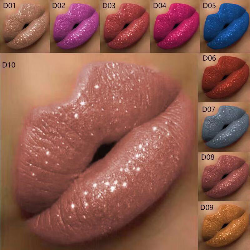 Metallic Flüssige Diamant Glitzer Lippenstift