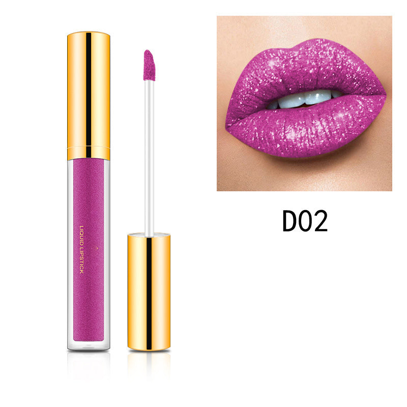 Metallic Flüssige Diamant Glitzer Lippenstift