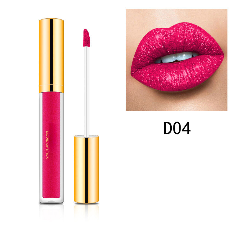 Metallic Flüssige Diamant Glitzer Lippenstift