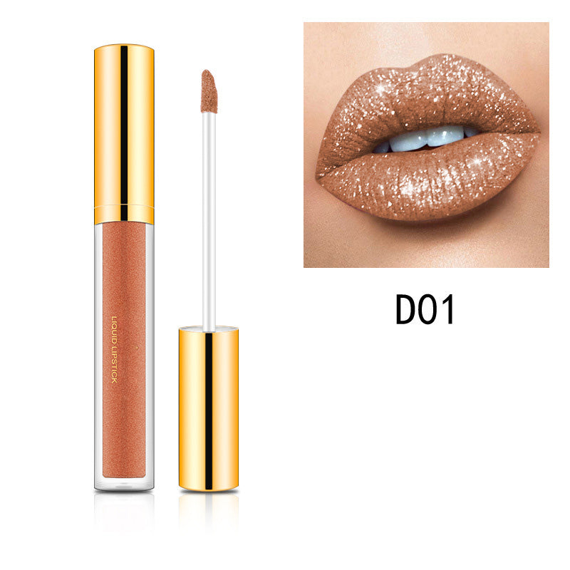 Metallic Flüssige Diamant Glitzer Lippenstift