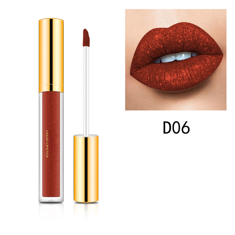 Metallic Flüssige Diamant Glitzer Lippenstift