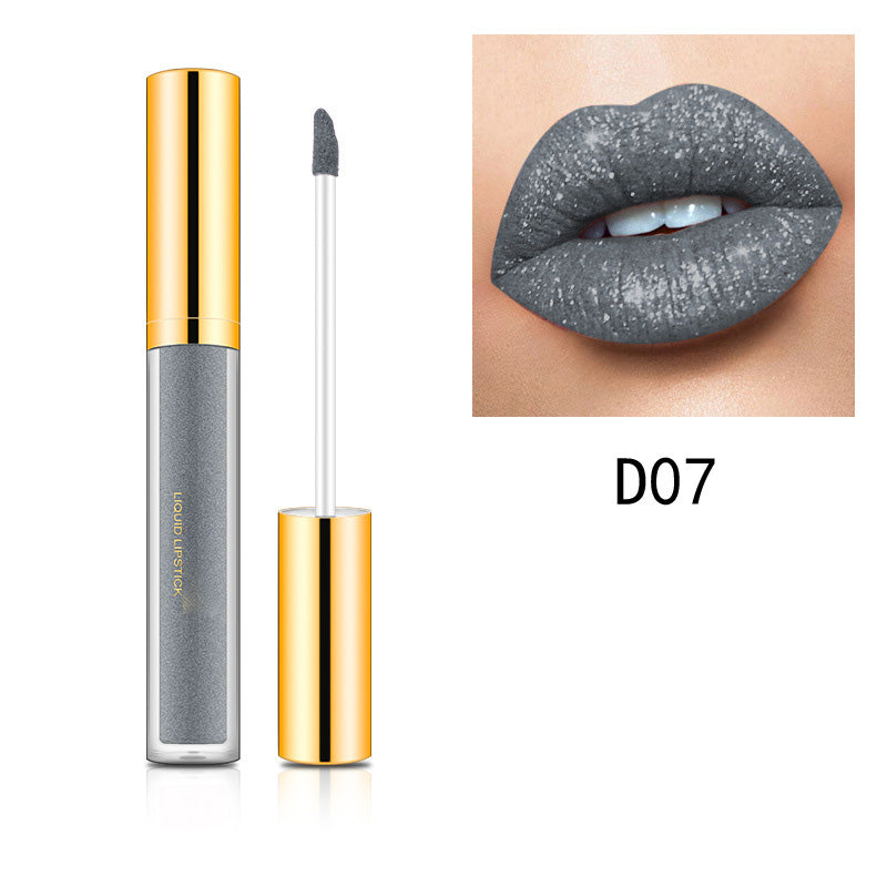 Metallic Flüssige Diamant Glitzer Lippenstift