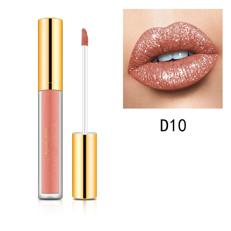 Metallic Flüssige Diamant Glitzer Lippenstift