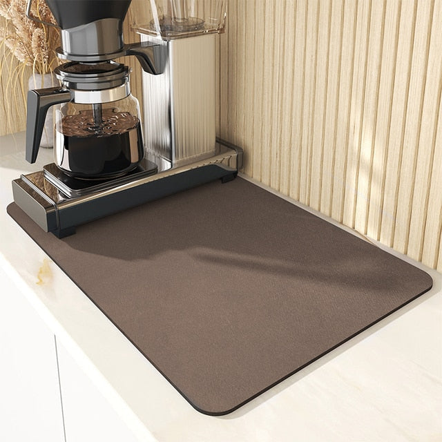 Superabsorbierende Abtropfmatte Küche Badezimmer Wasserhahn Absorbiermatte