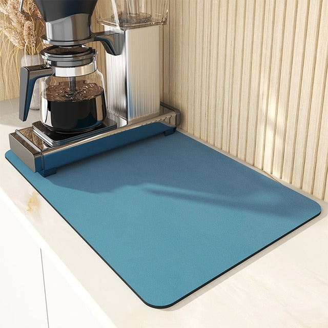 Superabsorbierende Abtropfmatte Küche Badezimmer Wasserhahn Absorbiermatte